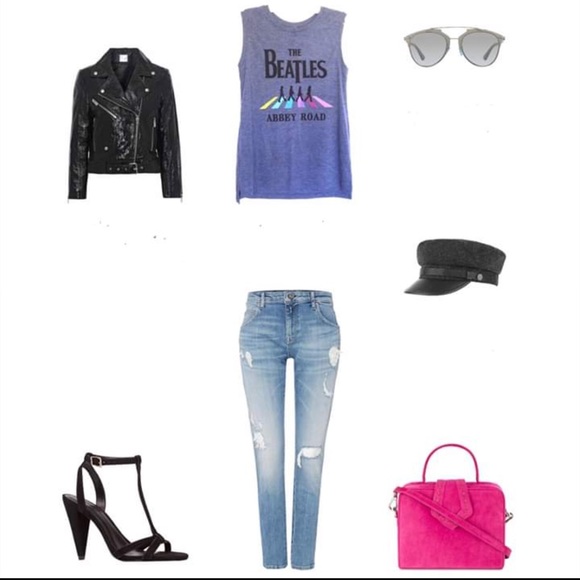 The Beatles Abby Road Muscle Tank Top - Picture 2 of 2